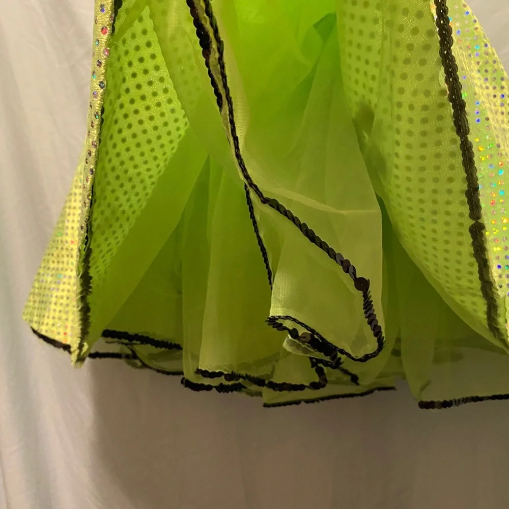 Cute sequences dance skirt large 12.